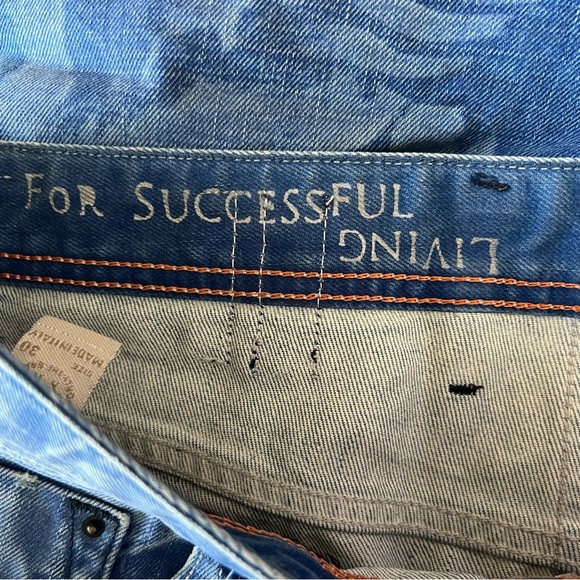 Diesel Co Men’s Narrot Carrot Regular 0812W Denim Jeans-Size 30 - Picture 9 of 12